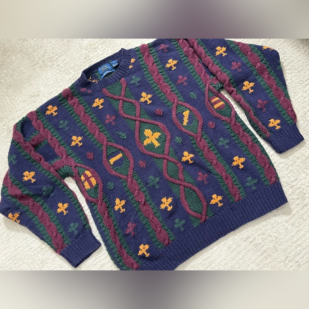 Vintage Cambridge Classics Hand Knit sweater - Picture 4 of 13